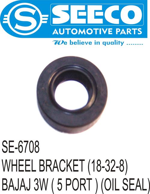 WHEEL BRACKETS - Rubber Material | Powder Coated, Wave Seal Lip Design for Automotive Oil Sealing, Contaminant Exclusion, and Lubricant Retention