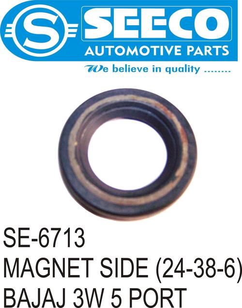 MAGNETSIDE - Rubber Oil Seal & O Ring | Patented Wave Seal Lip Design, Automotive Use, Powder Coated Surface Treatment, Heat Dissipation, Contaminant Exclusion