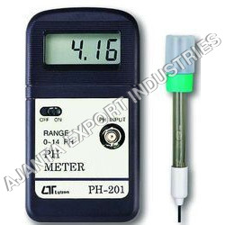 PH- Meter - Lightweight Plastic, 131 x 70 x 25 mm | Economical pH Measurement, LCD Display, Easy to Operate, Compact Design