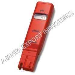 PH Electronic Meter - Stainless Steel, 175x41x23 mm | Renewable Junction, Large LCD, Manual Calibration, 700 Hour Battery Life
