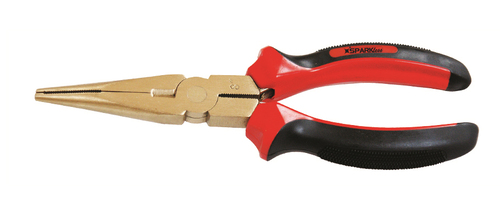 नॉन स्पार्किंग लॉन्ग नोज़ प्लियर हैंडल सामग्री: प्लास्टिक