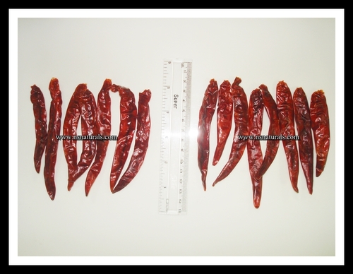 सूखी लाल मिर्च 273 बिना डंठल के