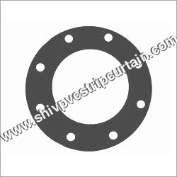 Heavy Round Flange Washer - P.V.C Rubber, Custom Size, Black | High Strength, Rust Resistant, Shock Absorbent
