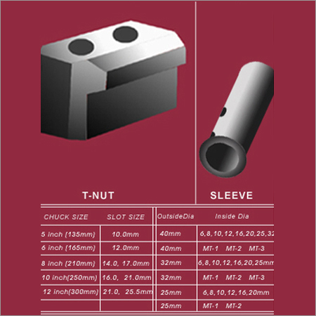 Sleeve T Nuts - Color: Sliver