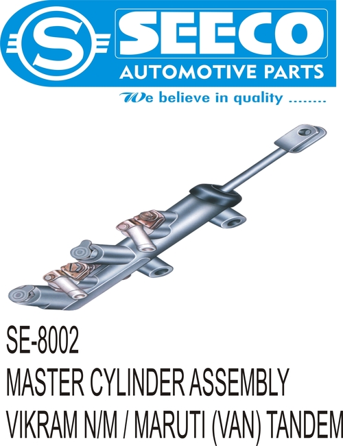 Master Cylinder Assembly - Stainless Steel, Polished Finish | Designed for Automobile Industry, 4-6 Working Life