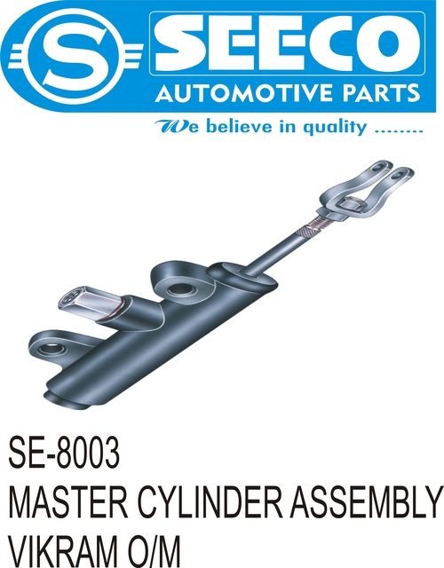 MASTER CYLINDER ASSEMBLY - Stainless Steel | Polished Finish, 4-6 Years Working Life, Wave Seal Lip Design for Efficient Lubricant Retention