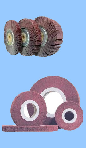 Flap Wheel - Abrasive Material for Surface Finishing, Cool Grinding Action, Tear Resistance, Eliminates Marks, Uniform Grain Formation