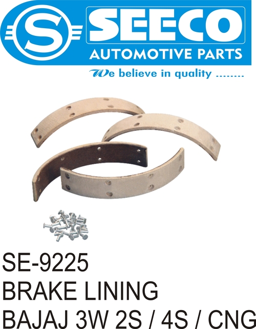 Brake Lining - Steel Material, 200-500g Weight | Polished Finish, Designed for Two Wheelers