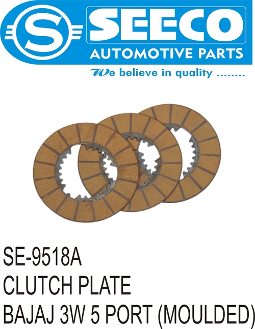 Clutch Plates Size: 15 X 15 X 4  Cm