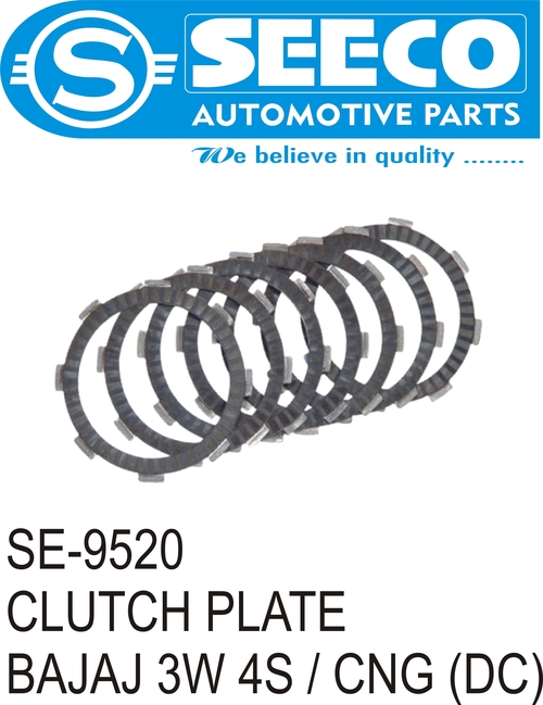 Clutch Plates Size: 15 X 15 X 4  Cm