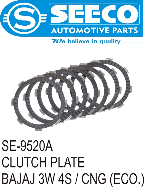 Clutch Plates Size: 15 X 15 X 4  Cm