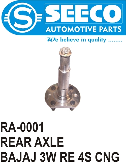 REAR AXLE & PROPELLER SHAFT - Steel Material | Polished Surface Treatment, 10-20 Grams Weight, Designed for Easy Oil Filter Removal and Installation