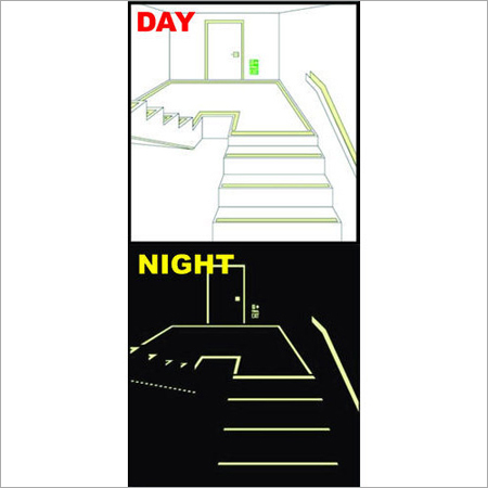 Glow In Dark Lane Marking Film For Emergency Evacuation