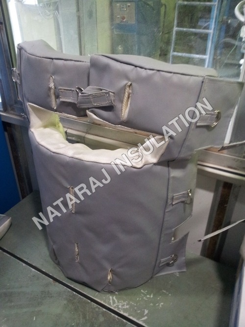 Insulated Covers - Glass Fiber and Aluminum Alloy Cloth, 20-25mm Thickness, Silver | Tear and Fire Resistant, Easy Maintenance, Reusable