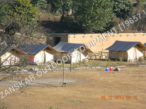 Camp Sites Canvas Tent - Polyester Material, Single Layer Design | Tear Proof, Highly Durable, Easy to Set Up