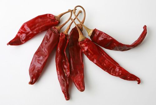 सूखें लाल मिर्चें