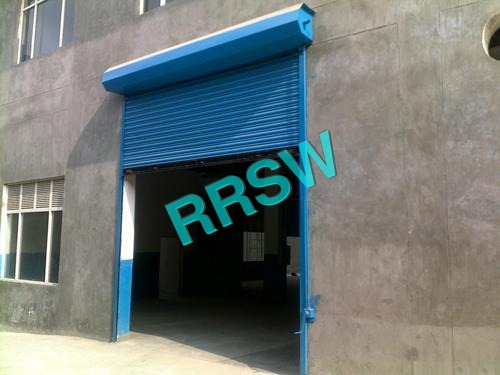 Mechanical Rolling Shutter - Steel Material, Blue Color , Manual Up & Down Operation, Insulated for Exterior and Interior Use, Long Functional Life, Tough Structure, Rust Proof Finish
