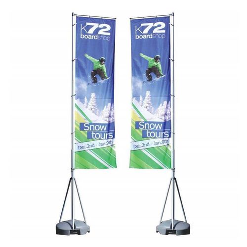 Big Flag Stand - Flagpole Material: Aluminium