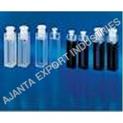 Micro Cell - Plastic, 45x12.5x32.5 mm, Volume 44.2 ml, UV Grade Quartz 190nm-2500nm | Application for Pathology Laboratory, Weighs 10-50 Grams
