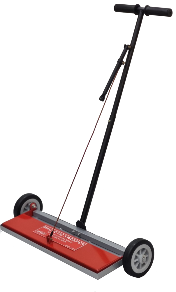 Black And Red Magnetic Sweeper