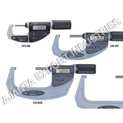 Absolute Digimatic Micrometer - Stainless Steel, 30 mm Measuring Range | Speedy 10 mm/Rev Spindle Feed, IP54 Dust/Water Protection, SPC Data Output
