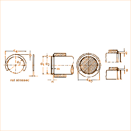 क्रेसेंट लॉकिंग क्लैंप्स