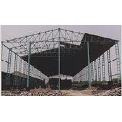 धातु की छत वाली शेड