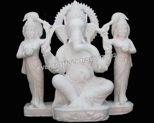 White Marble Ganesh Statue
