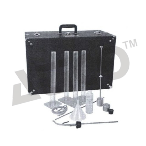 Sand Equivalent Apparatus - Plastic Measuring Cylinder with Weighted Foot Assembly & Shaker | Dual Electronic Timers for Enhanced Accuracy, Bench Mounted Design