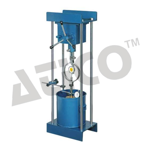 स्वेल प्रेशर उपकरण - स्टील, 100 mm व्यास x 127.3 mm ऊँचाई, 50 KN लोड क्षमता, 2.5/5 KN प्रूविंग रिंग, सटीक माप