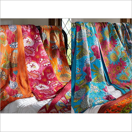 Vintage Kantha Quilt