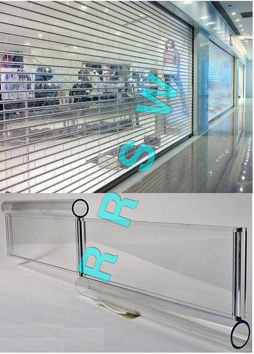 Silver Acrylic Rolling Shutter