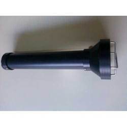 Safety Torch - Plastic Body, Rechargeable 1.5 Volt Battery, LED Lighting | Industrial Use, Black Color, Tough Glass, Long Lasting Performance