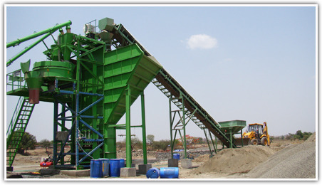 Aggregate Feeding Conveyor Belt