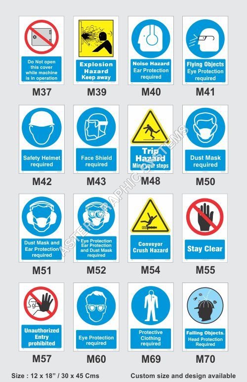 Blue And White Workplace Safety Tags at Best Price in Ahmedabad | Aster ...