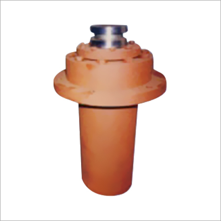 Heavy Duty Hydraulic Cylinder - Color: Orange