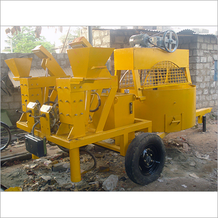 Brick Making Machine - Color: Yellow