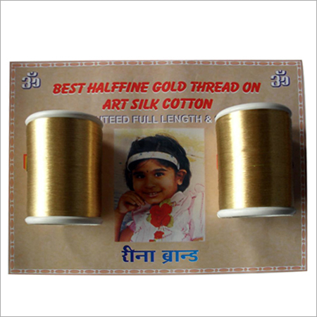 Half Fine Gold Zari Threads