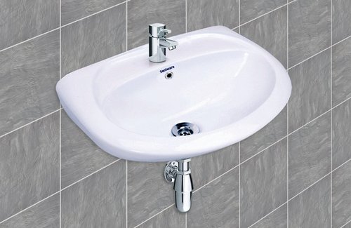 Table Top Wash Basin - Durable Ceramic Design, Compact Size for Easy Installation