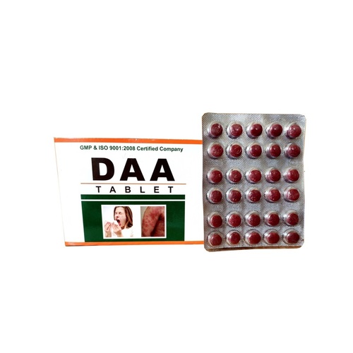 आयुर्वेदिक मेडिसिन डेटा टैबलेट (एंटी-एलर्जिक)