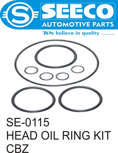 HEAD OIL RING KIT - Metal & Rubber, Weight: 10-100 Grams | Designed for Automotive Use, Ensuring Reliable Performance in Engine Applications