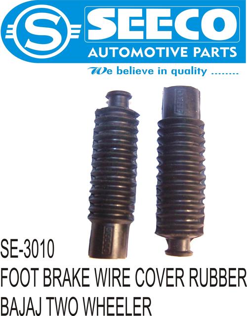 Foot Brake Wire Cover Rubber Diameter: 1.5 Millimeter (Mm)
