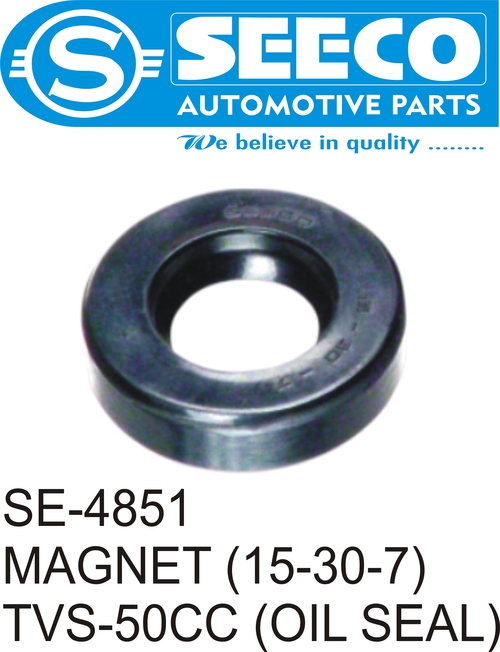 MAGNET (OIL SEAL) - Rubber Material, 10-85 Grams Weight, 1-5 Years Working Life | For Two Wheeler Use, Engineered Precision with Excellent Durability