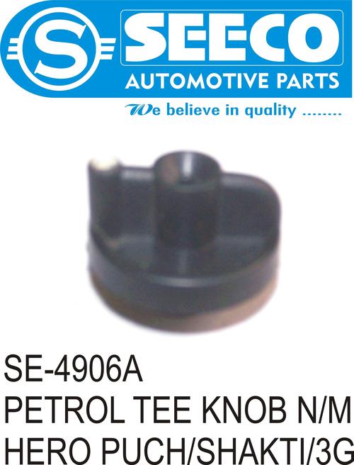 PETROL TEE KNOB - Rubber & Stainless Steel | Polished Finish, Optimal for Automobile Industry, Working Life: 2-3 Years