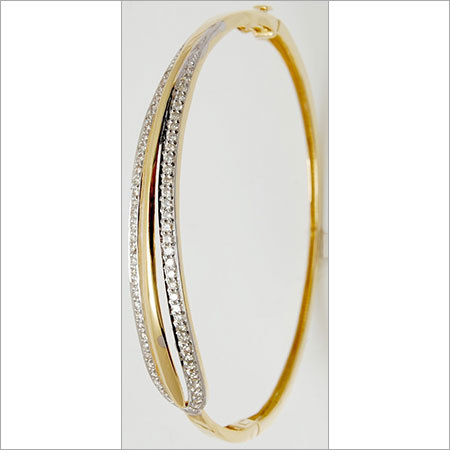 Graceful Classy Gold Diamond Designer Bangle Gender: Women