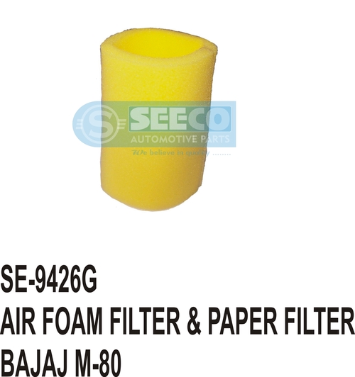 Air Foam Filter - Porosity Material, 10-15 Weight | Efficiently Filters Bad Air, Ensures Smooth Engine Performance