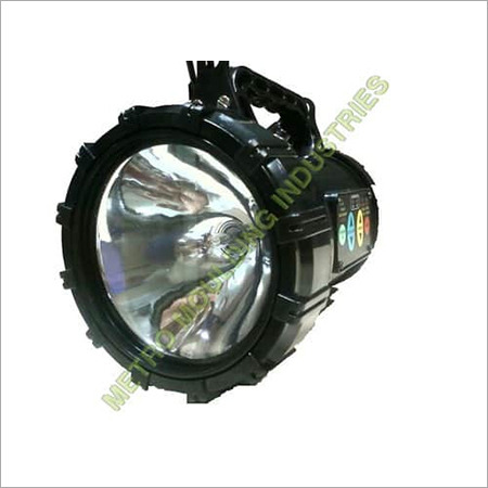 Search Light - ABS Plastic Body, 3 x 18650 Lithium Ion Batteries, IP65 Rated, Cool White Light | Rechargeable, Ideal for Security Use