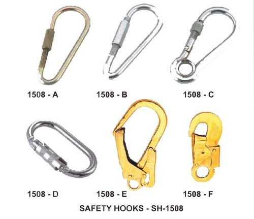 Safety Hook - Heavy-Duty Steel | Rust-Resistant Finish, Secure Locking Mechanism, Versatile Use