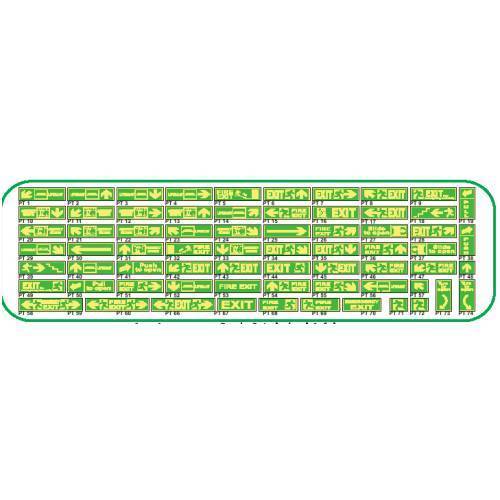 Direction Road Signages - Color: Green