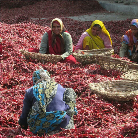 गर्म लाल मिर्चें